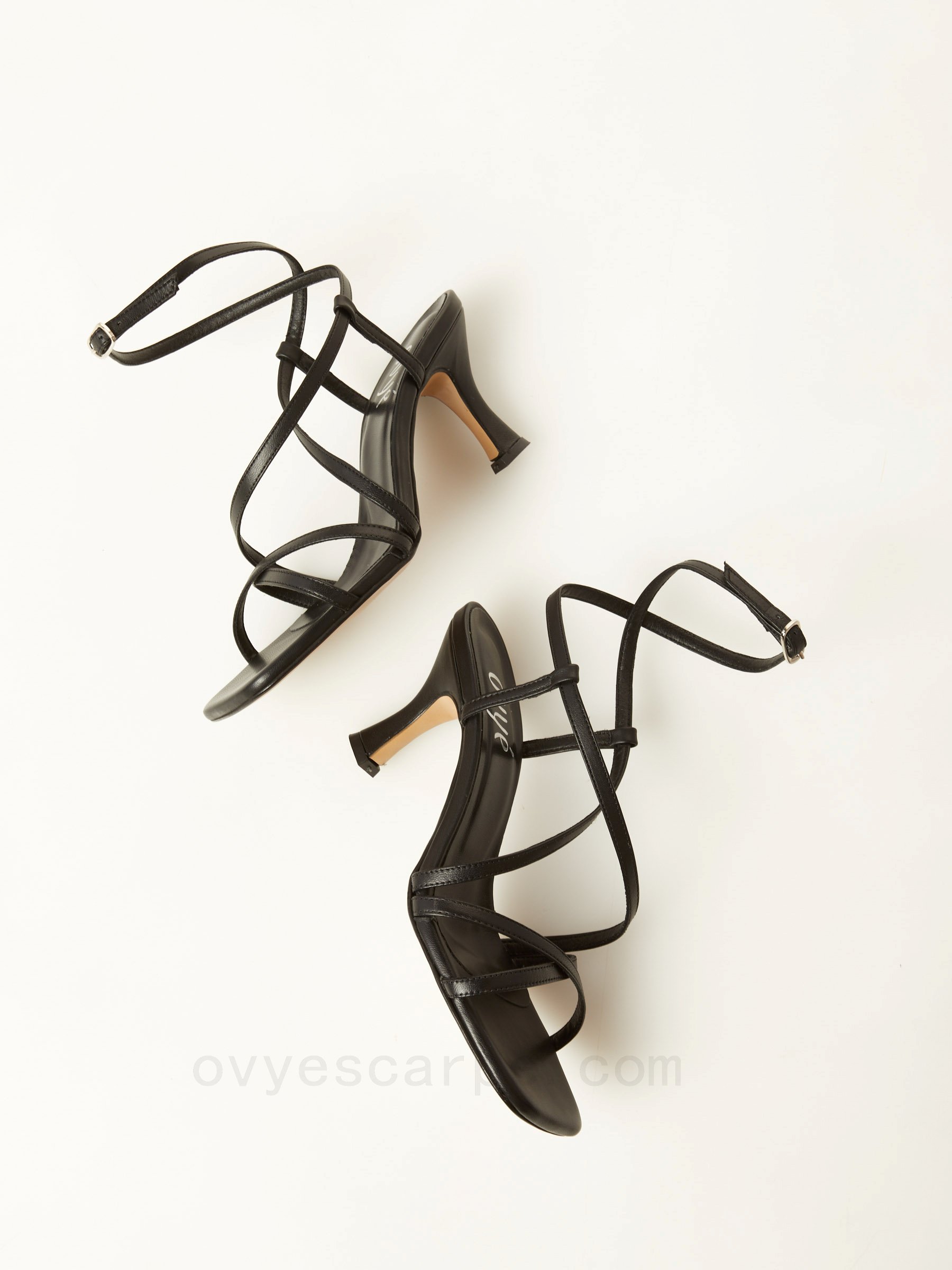 Fino Al -80% Leather Heel Sandal F08161027-0582 Autentico